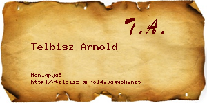 Telbisz Arnold névjegykártya